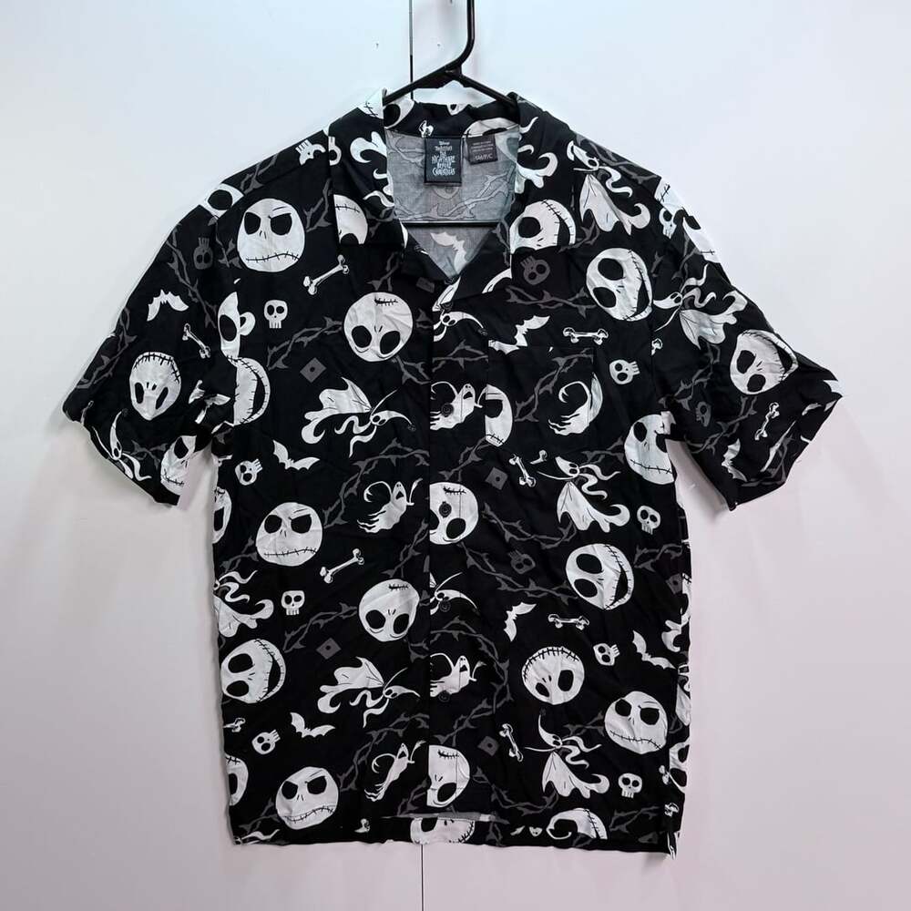 Disney Tim Burton's The Nightmare Before Christmas Jack Skellington Short Sleeve